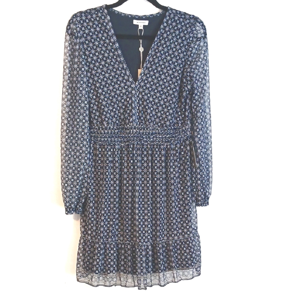 Max Studio "Babydoll" Midi Dress In Size S (NWT)
